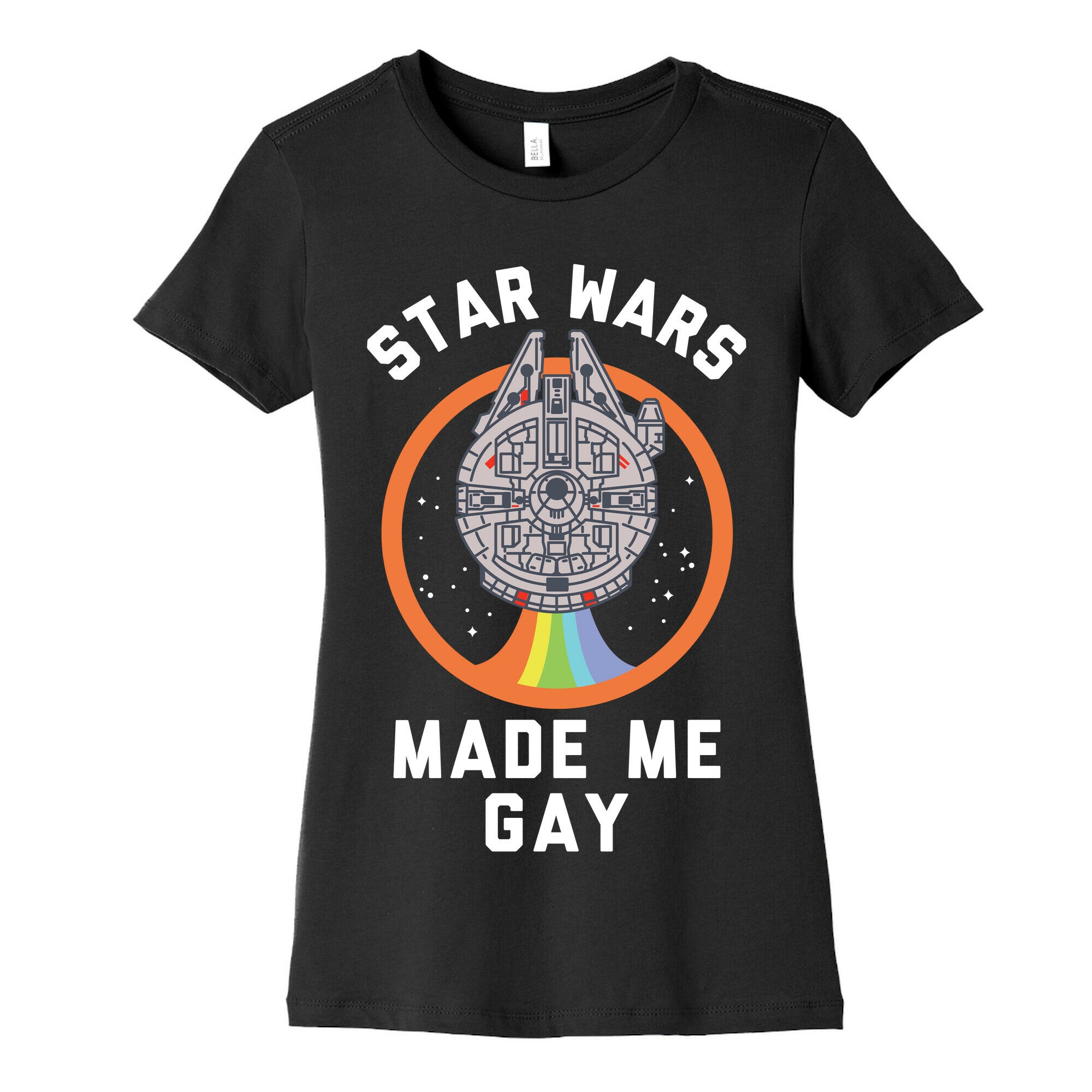 Star Wars Made Me Gay Womens Cotton Tee